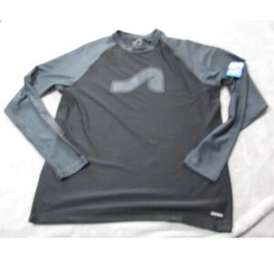 Surf Style Swim Shirt Mens Large Long Sleeve Rash Guard UPF 50+ Sun Protection